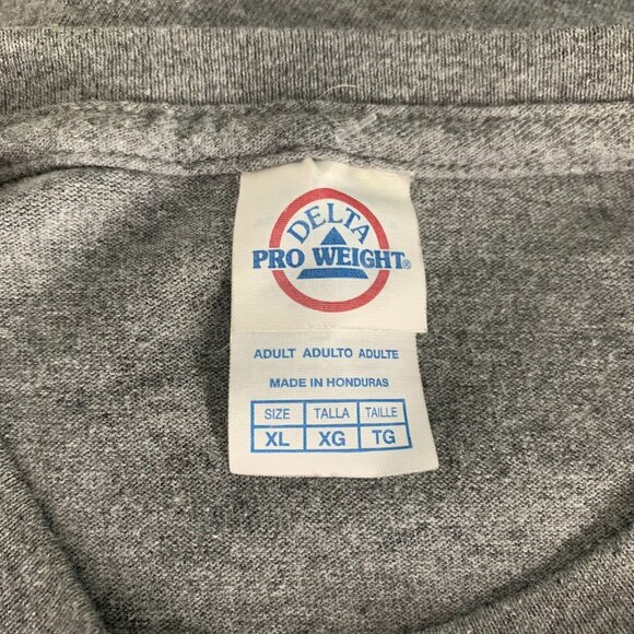 Vintage 90s Rub My Own Meat T Shirt XL Grey Crewneck Short Sleeve Funny Humor - Picture 6 of 6
